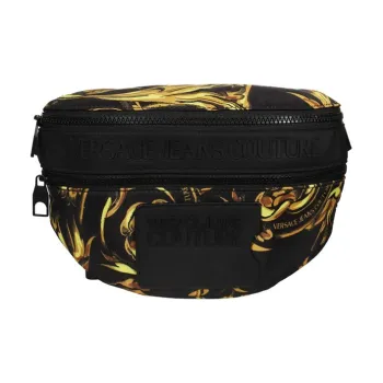 VERSACE JEANS COUTURE Fabric Fanny Pack Men's Black