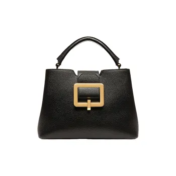 BALLY Cow Leather Controller Bag Handbag Women's Black
