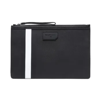 BALLY PVC Clutch Regular Men's Black