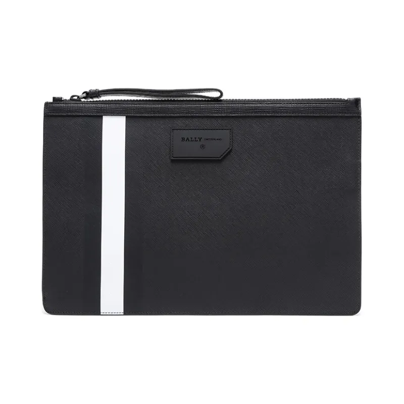 BALLY PVC Clutch Regular Men's Black-0