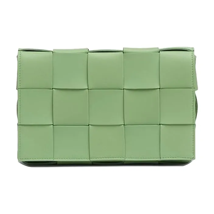 Bottega Veneta Sheepskin Crossbody Bag Women's Pistachio-0