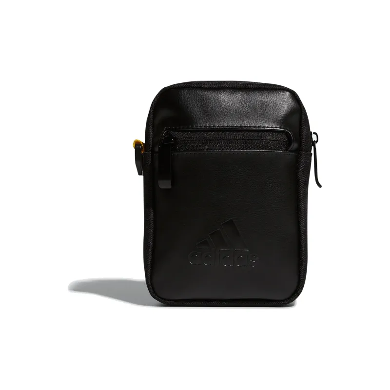 Adidas Artificial Leather Shoulder Bag Regular Unisex Black-0