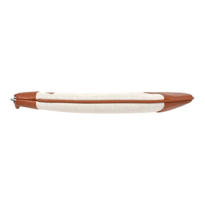 Balenciaga Canvas Bag Clutch Women's Ecru-4