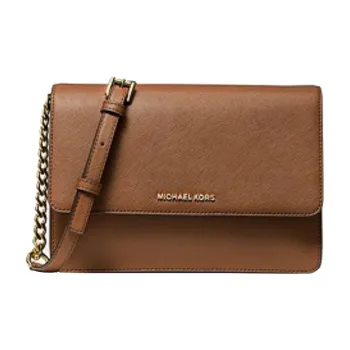 MICHAEL KORS Leather Envelope Bag Chain Shoulder Bag Crossbody Bag Regular Women's Caramel