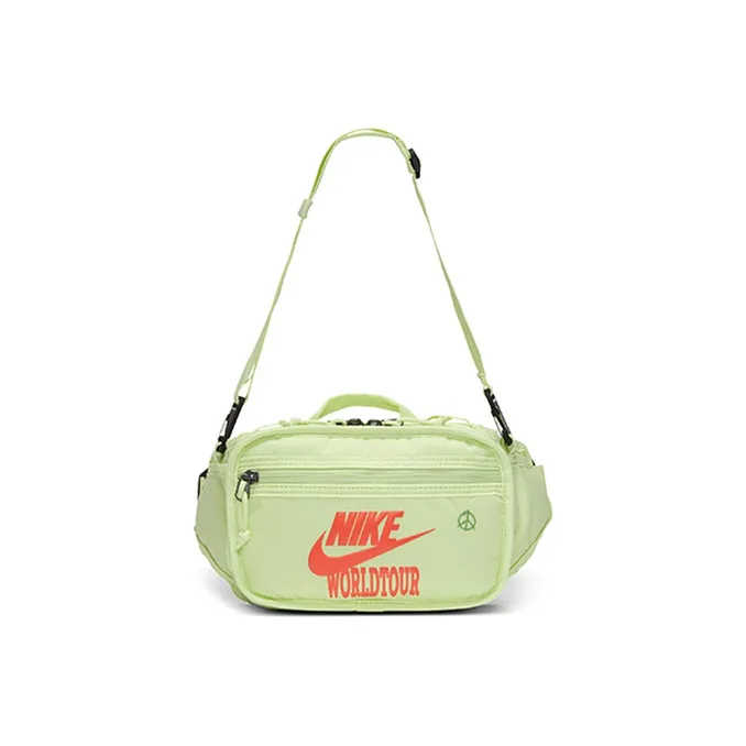 Nike Fabric Shoulder Bag, Crossbody Bag Regular Unisex Light Lemon-1