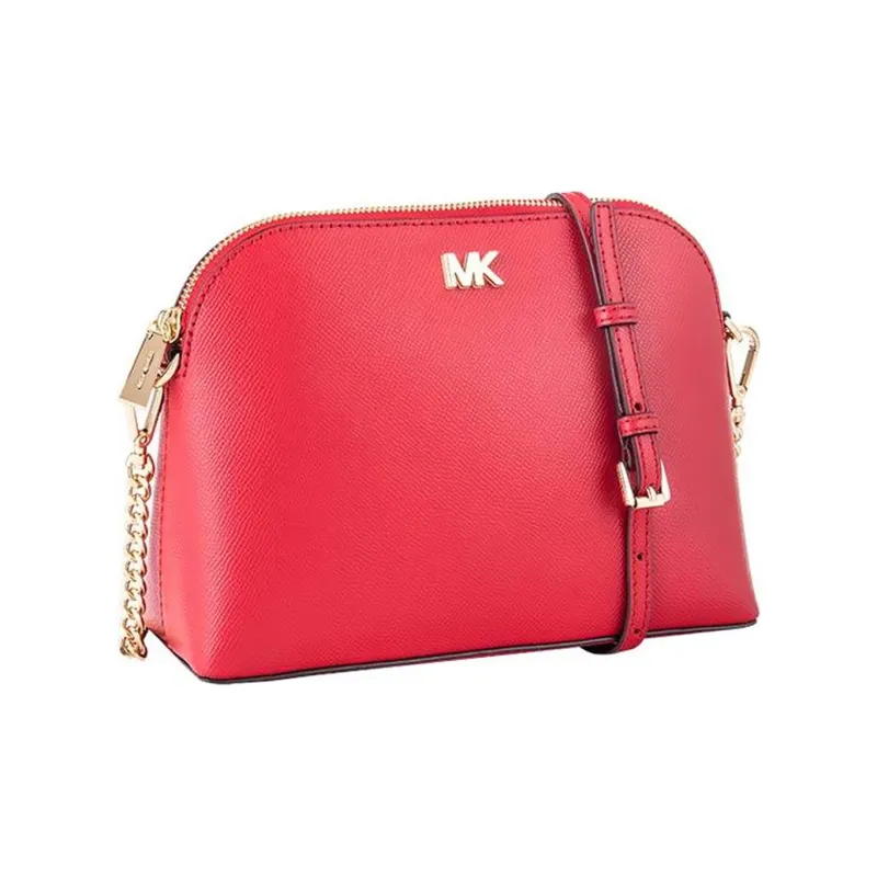 MICHAEL KORS Crossbodies Cow Leather Dome Bag Shoulder Bag Trumpets Women's Bright Red-1