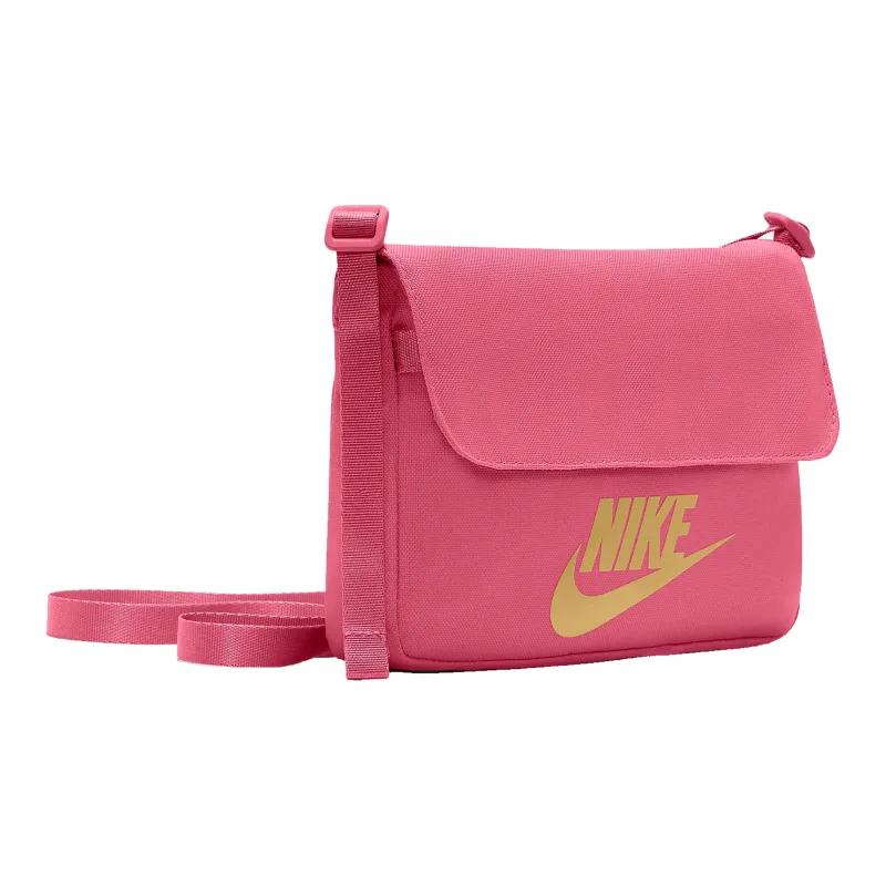Nike Fabric Shoulder Bag, Crossbody Bag Regular Women's Raspberry Pink-2