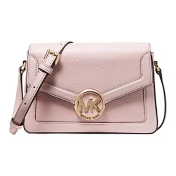 MICHAEL KORS Jessie Leather Shoulder Bag, Crossbody Bag Medium Size Women's Pink