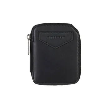 Givenchy Antigona Cow Leather Card Holder, Wallet Unisex Black