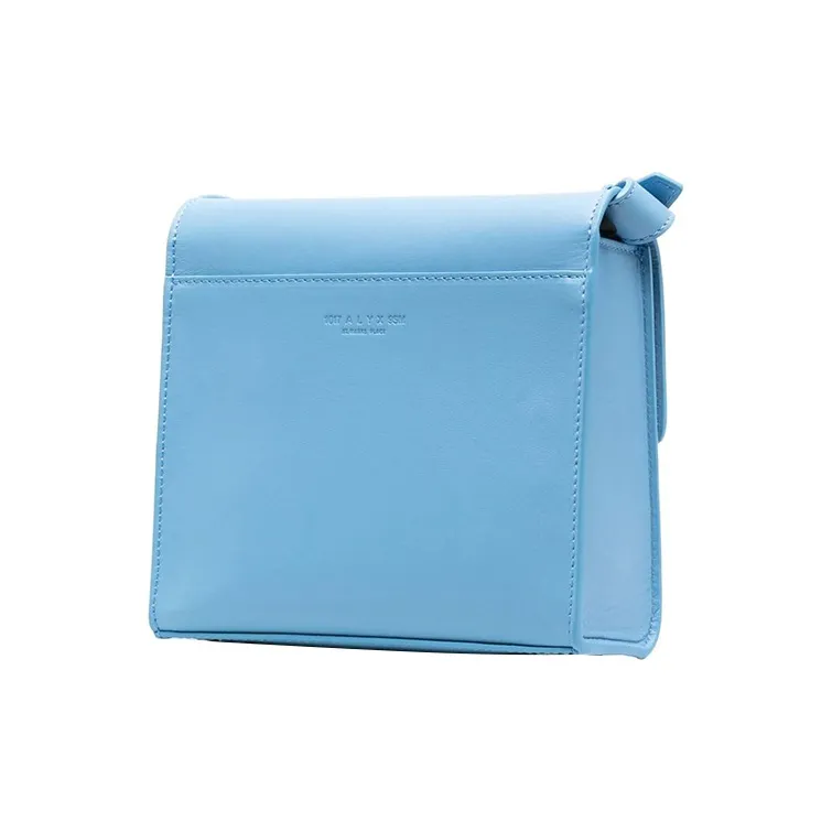 1017 ALYX 9SM Calfskin Shoulder Bag Crossbody Bag Women's Blue-1