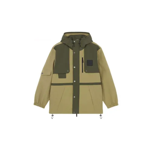 New Balance Puffer Jackets Men Army Green