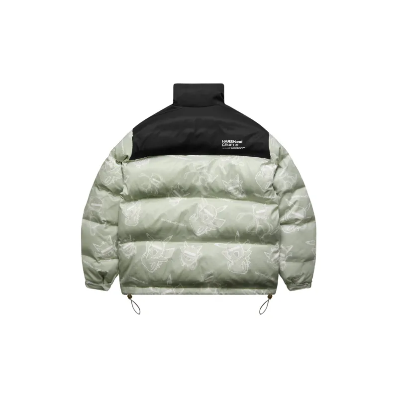 HARSH AND CRUEL Puffer Jacket Winter Unisex-34