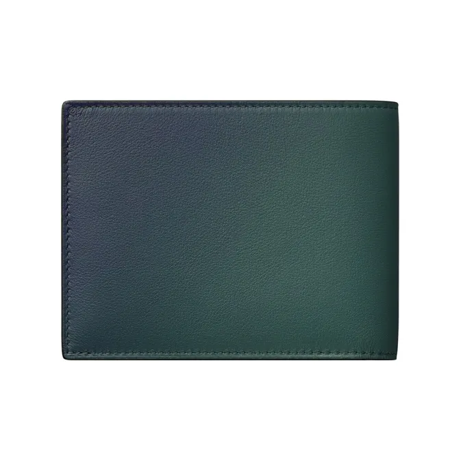 CARTIER Calfskin Bifold Wallet, Card Holder Women's Gradient Blue-1