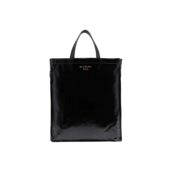 Acne Studios High Shine Tote Bag Black