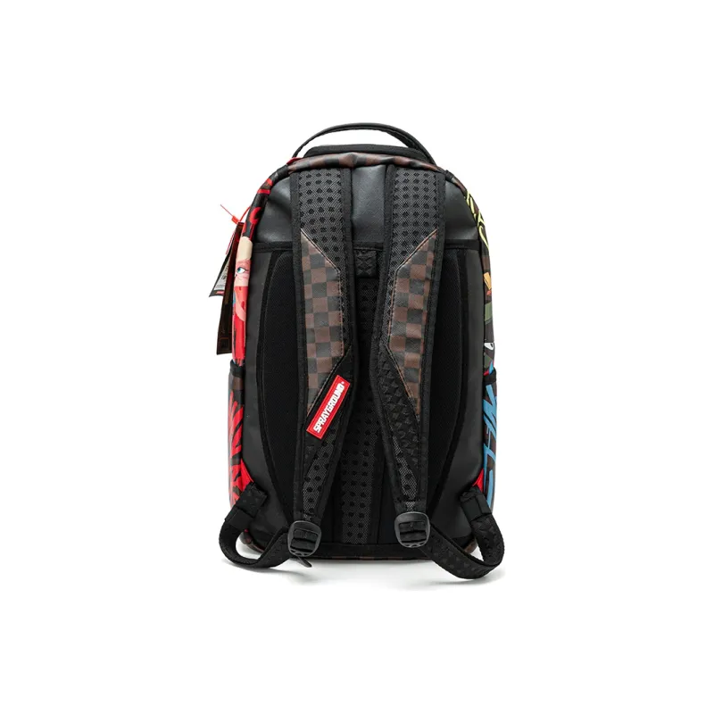SPRAYGROUND PVC Coated Polyester Backpack Regular Unisex Black-3