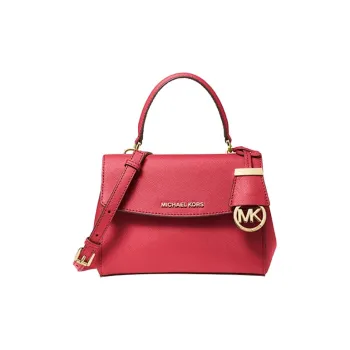 MICHAEL KORS Leather Handbag Shoulder Bag Crossbody Bag Regular Women's Deep Red
