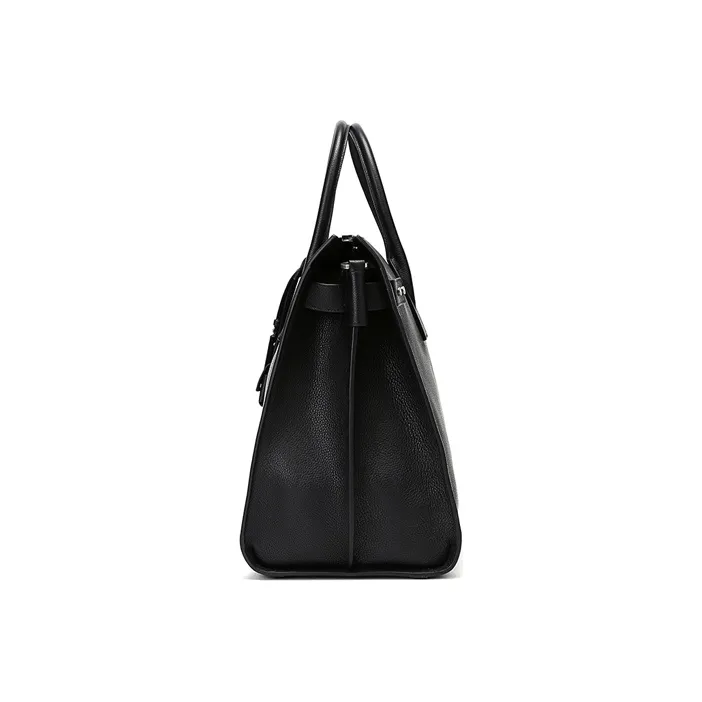 SAINT LAURENT SAC DE JOUR Grained Leather Travel Bag Briefcase Shoulder Bag Crossbody Bag Handbag Men's Black-2