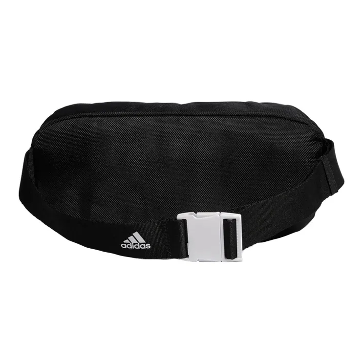 Adidas Polyester Crossbody Bags Fanny Pack Regular Unisex Black/White Logo-1