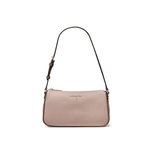 MICHAEL KORS Nylon Fabric Pochette Shoulder Bag Women's Cameo Brown