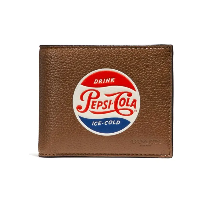 COACH 3 IN 1 Wallet Leather With Detachable Card Holder, Foldable Card Holder, Wallet Men's Brown-0