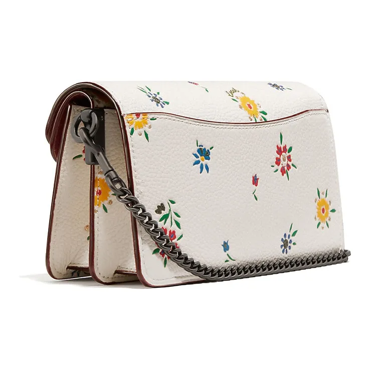 COACH Tabby Leather Shoulder Bag Portable Crossbody Bag Shoulder Bag Mini Women's White-1