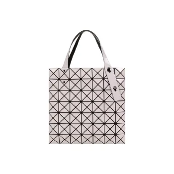 ISSEY MIYAKE Prism PVC One Shoulder Handbag Women's Beige Pink