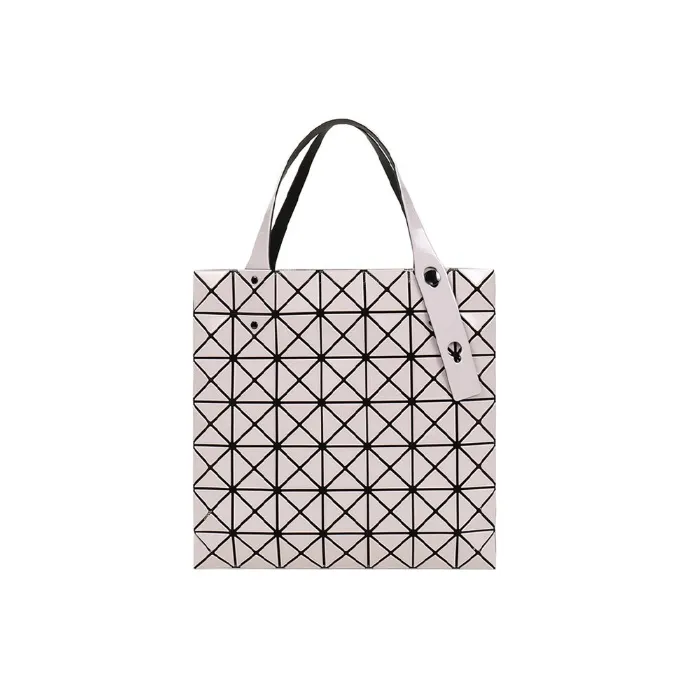 ISSEY MIYAKE Prism PVC One Shoulder Handbag Women's Beige Pink-0