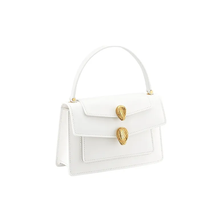 BVLGARI ALEXANDER WANG Collaboration Calfskin Chain Bag Shoulder Bag Crossbody Bag Fanny Pack Regular Women's White-3