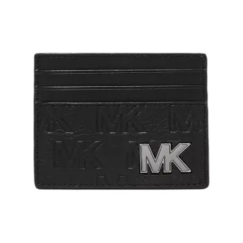 MICHAEL KORS Leather Money Clip Ticket Clip Wallet Card Holder Card Clip Medium Size Men's Black