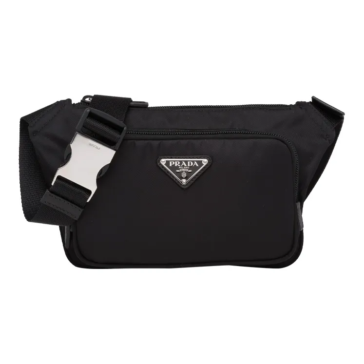 PRADA Prada Saffiano Re-Nylon Recycled Nylon Shoulder Bags Fanny Pack Men's Black-0