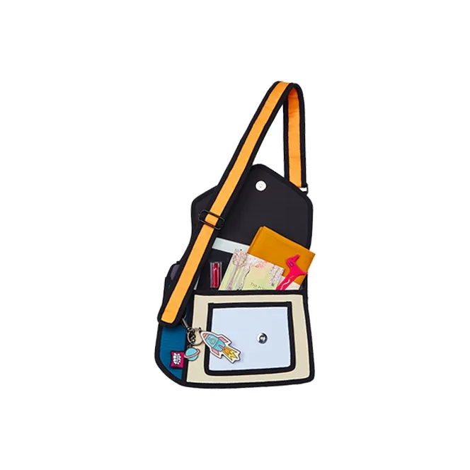 JumpFromPaper Polyester Fabric Shoulder Bag Crossbody Bag Regular Unisex-3
