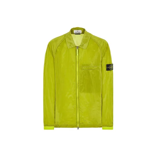 STONE ISLAND Jackets Men Lemon Yellow