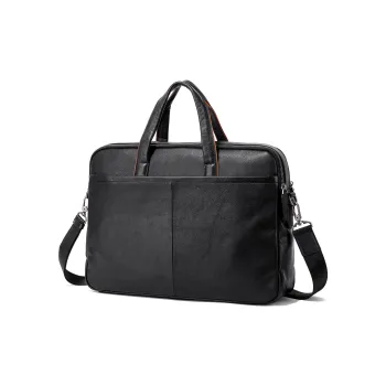 Ace Paul Cow Leather Briefcase Office Bag Handbag Large Size Men's Brown Black Multicolor
