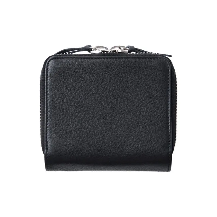 Balenciaga Leather Leather Bag Coin Purse Women's Black-1