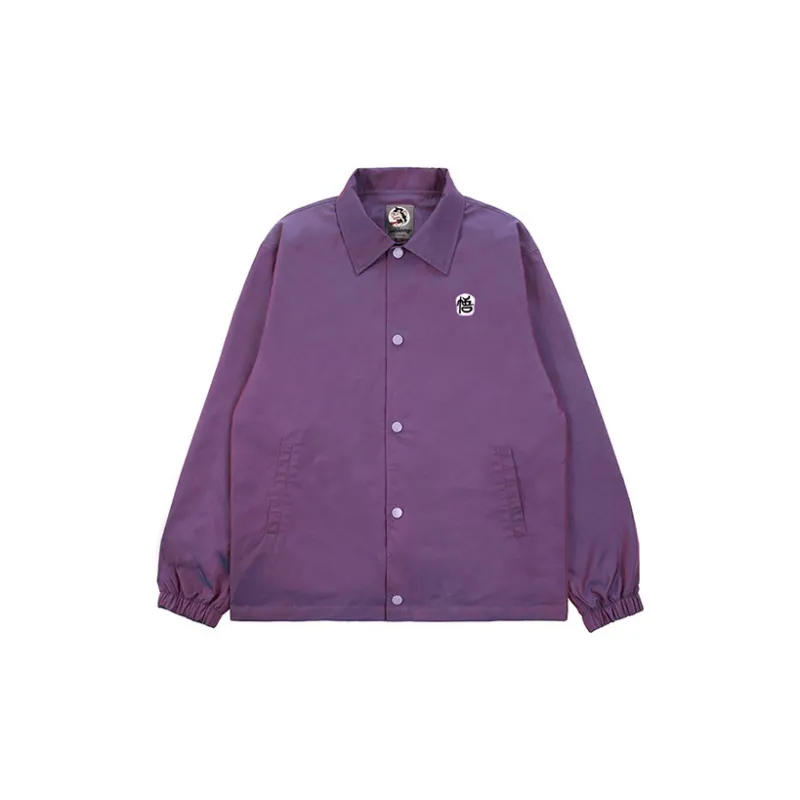 WOOKONG Loose Fit Jacket Men's Purple-1