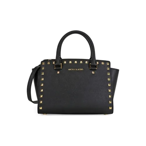 MICHAEL KORS MICHAEL KORS Luggage Collection Cow Leather Handbags Crossbody Bags Medium Size Women's Black