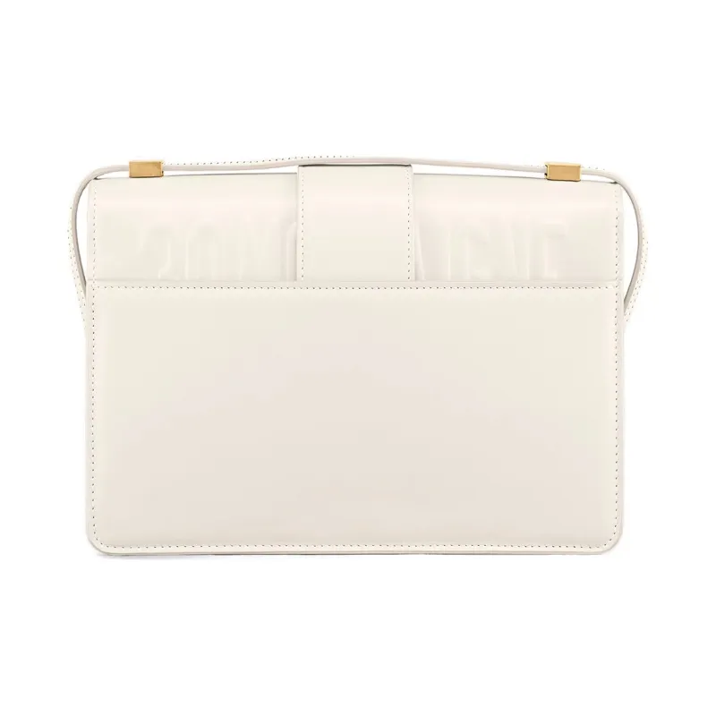 DIOR 30 Montaigne Smooth Cow Leather Box Bag, Shoulder Bag Women's Ecru-3
