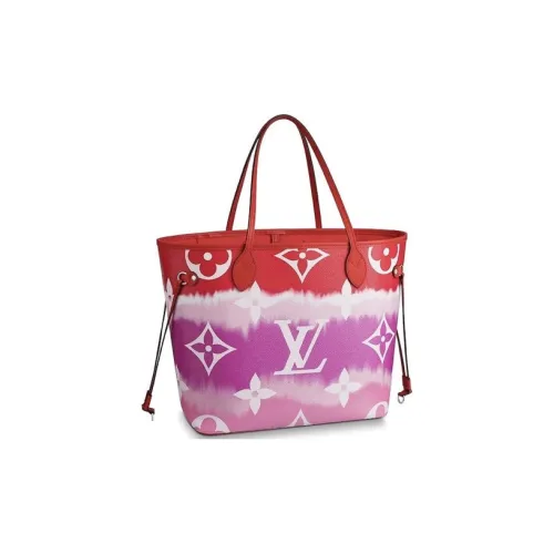 LOUIS VUITTON Neverfull LV Escale MM Rouge