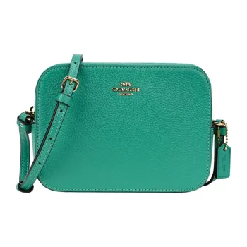 COACH Camera Leather Camera Bags Crossbody Bag Shoulder Bag Women's Green