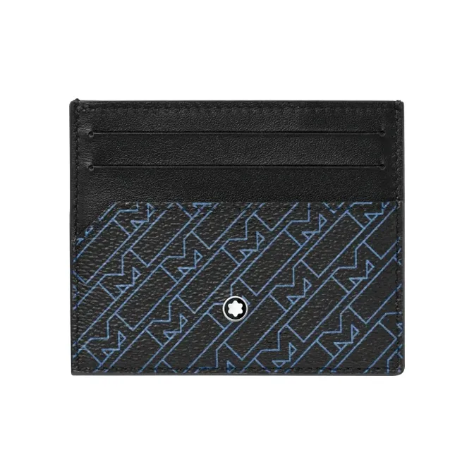 MONTBLANC M_Gram 4810 PVC Card Holder Men's Blue/Black-4