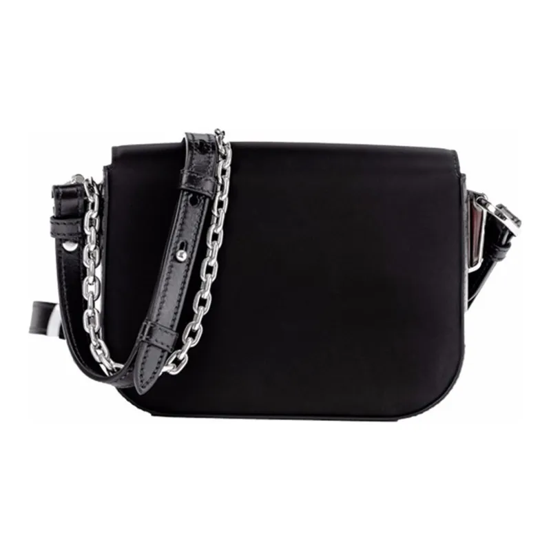 PRADA Fabric With Leather Crossbody Bag, Shoulder Bag Women's Black-4