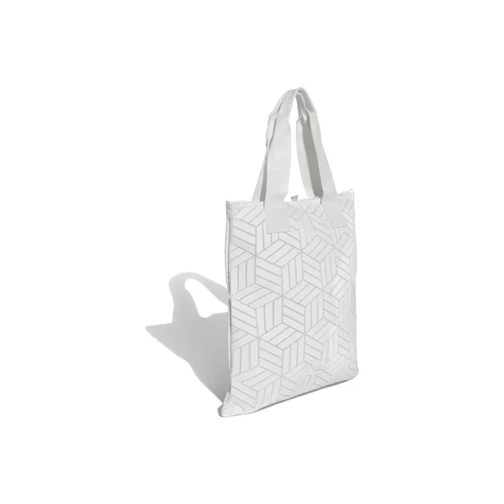 Adidas Originals Polyurethane Tote Bag Shopping Bag Shoulder Bags Handbags Unisex Pure White-1