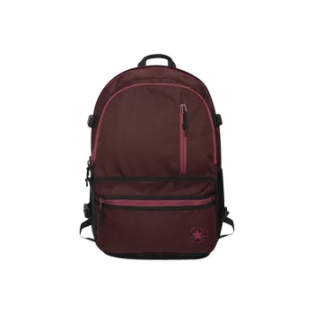 Converse Straight Edge Recycled Polyester Backpack Unisex Maroon