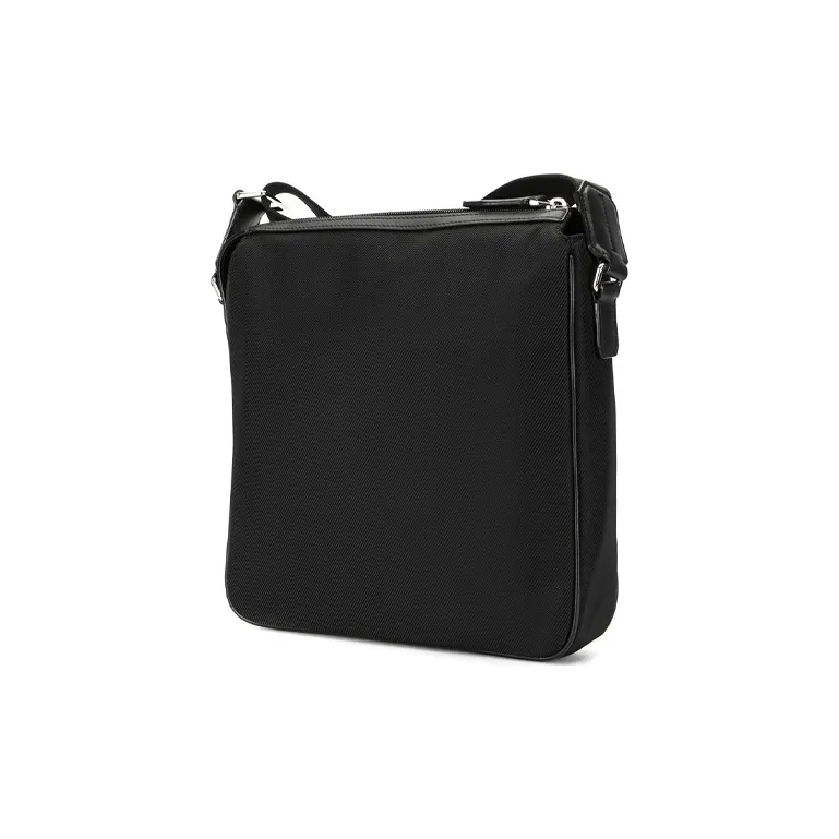 BALLY Leather Messenger Bag Shoulder Bag Men's Black-1