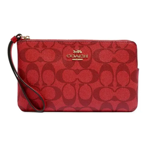 COACH Double Zip Wallet Clutches