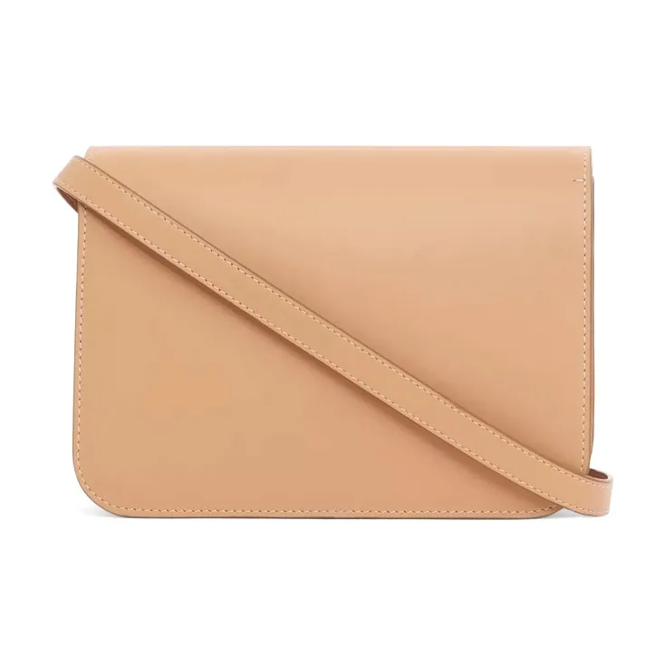 Burberry Cow Leather Lock Bag, Shoulder Bag, Crossbody Bag Trumpets Women's Warm Sand-3