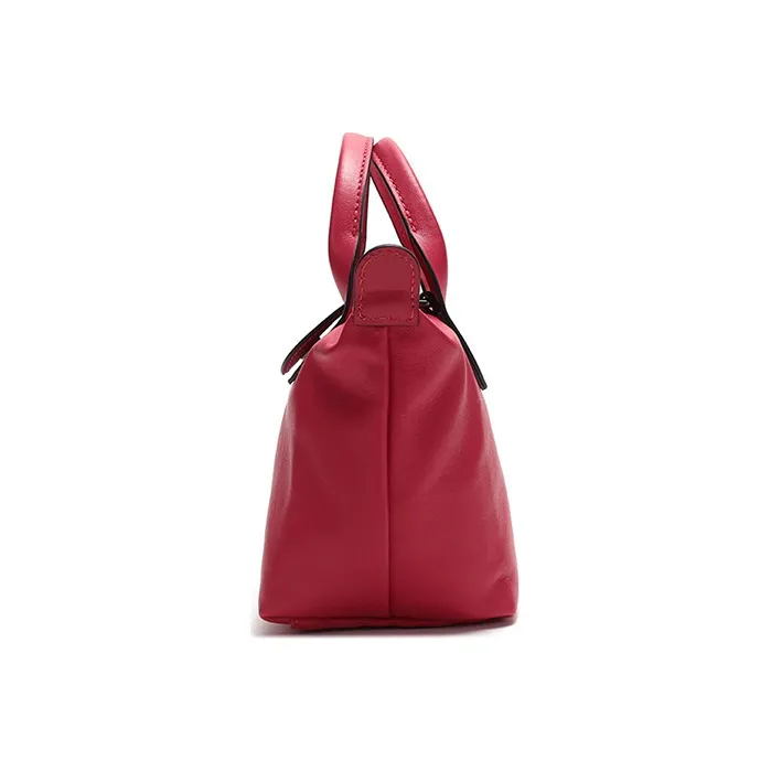LONGCHAMP Sheepskin Dumpling Bag Handbags Shoulder Bags Mini Women's Deep Red-2