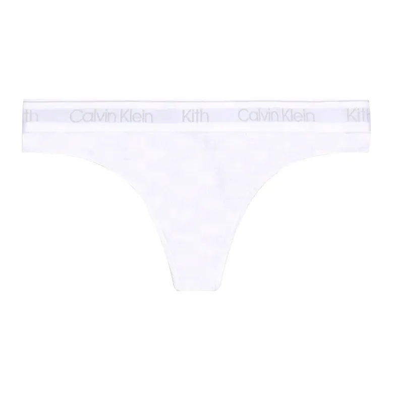 KITH Women's For Calvin Klein Thong 'White'-1