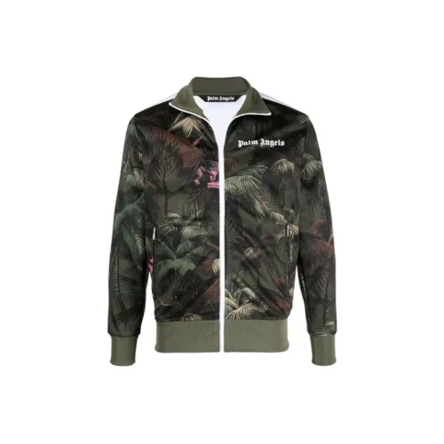 PALM ANGELS Leaf Print Track Jacket 