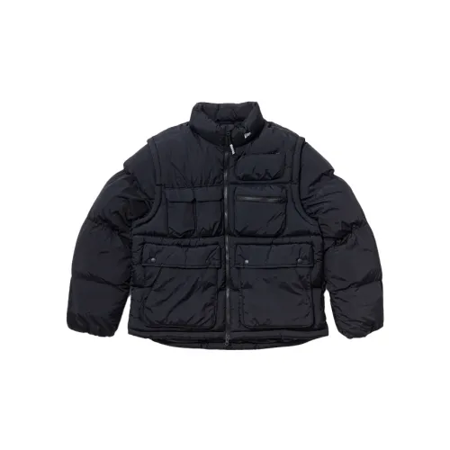 New Era Puffer Jackets Men Black